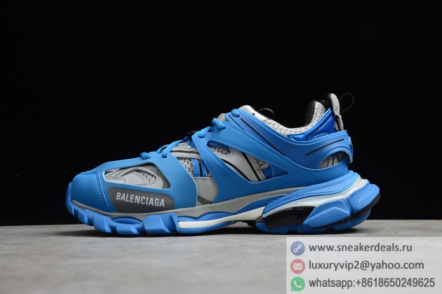 Balenciaga Track Sneaker 542023-W2LA1-2039 GREY BLUE Unisex Shoes